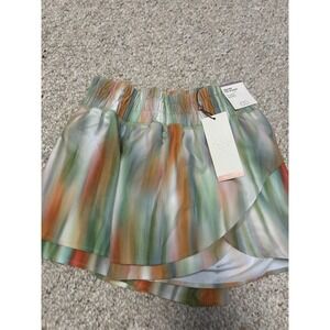 CALIA High-Rise Step Up Shorts Quick-Dry Athletic Workout Filtered Floral XS